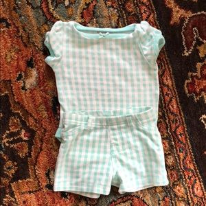 Turquoise Outfit 0-3